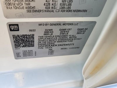 2022 Chevrolet Silverado 1500 WT