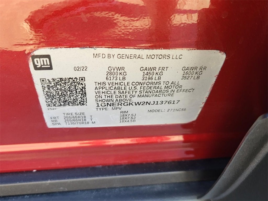 2022 Chevrolet Traverse LT Cloth