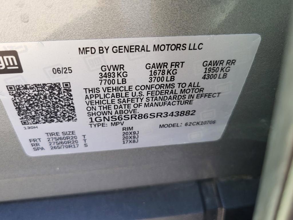 2025 Chevrolet Tahoe Premier