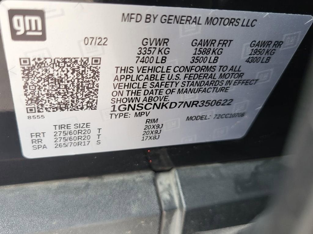 2022 Chevrolet Tahoe LT