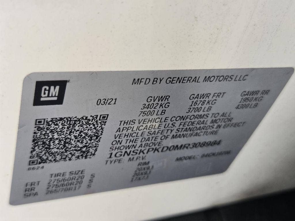 2021 Chevrolet Tahoe Z71