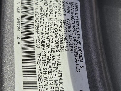 2022 Honda Accord Sport 2.0T
