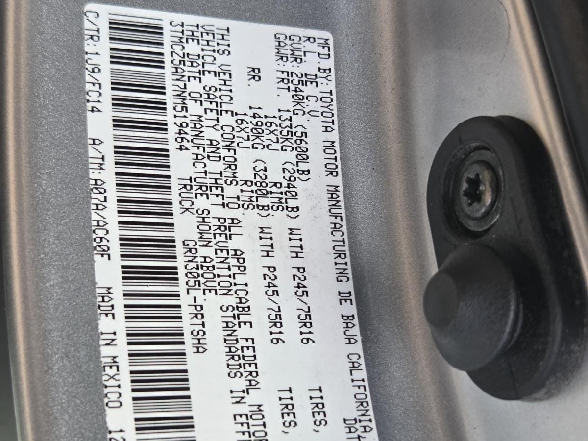 2022 Toyota Tacoma SR5 V6