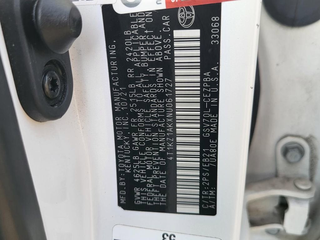 2022 Toyota Camry TRD