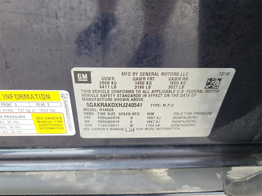 2017 Buick Enclave Convenience