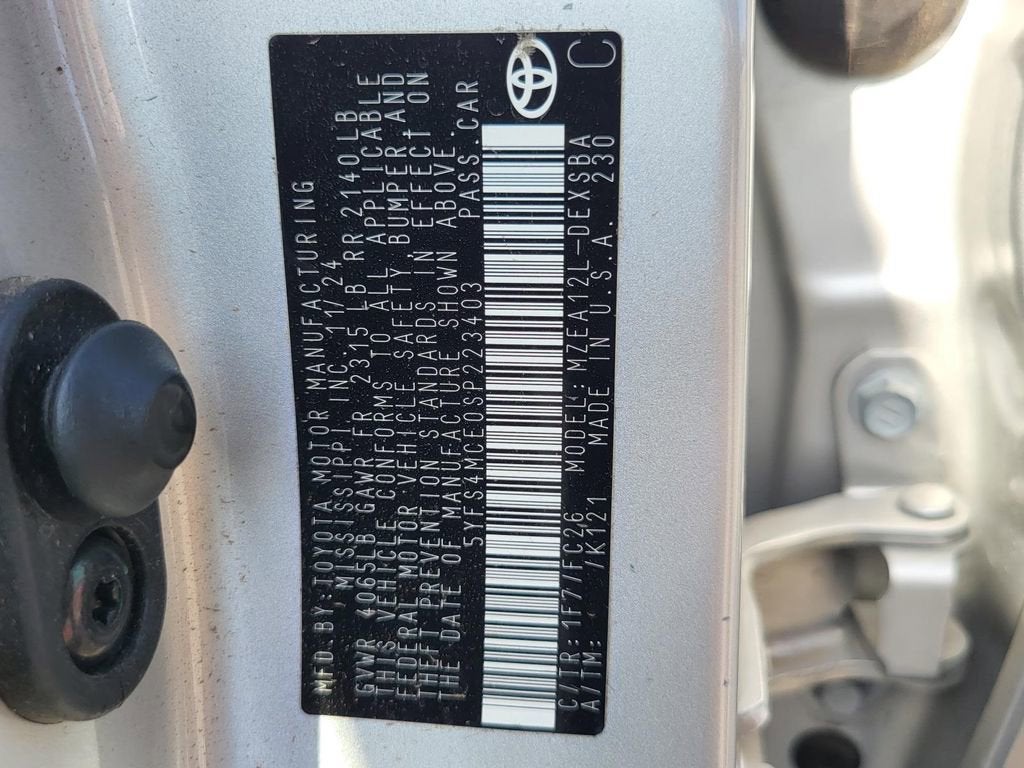 2025 Toyota Corolla SE