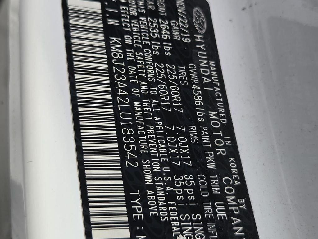 2020 Hyundai Tucson SE