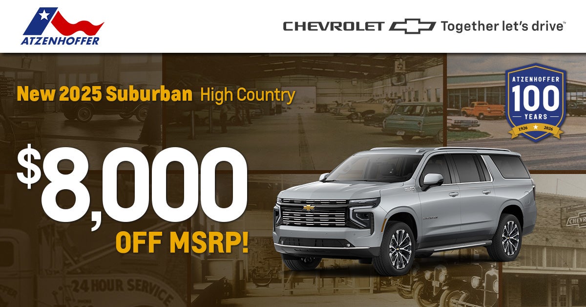 New 2025 Suburban High Country