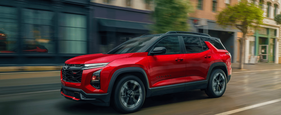 2026 Chevrolet Equinox exterior — a compact SUV in stock at Atzenhoffer Chevrolet in Victoria, TX