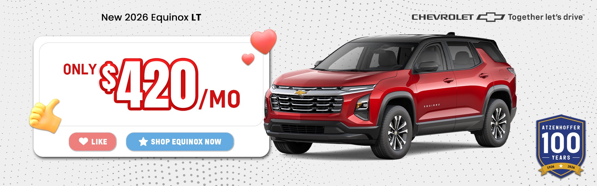 New 2026 Equinox LT
