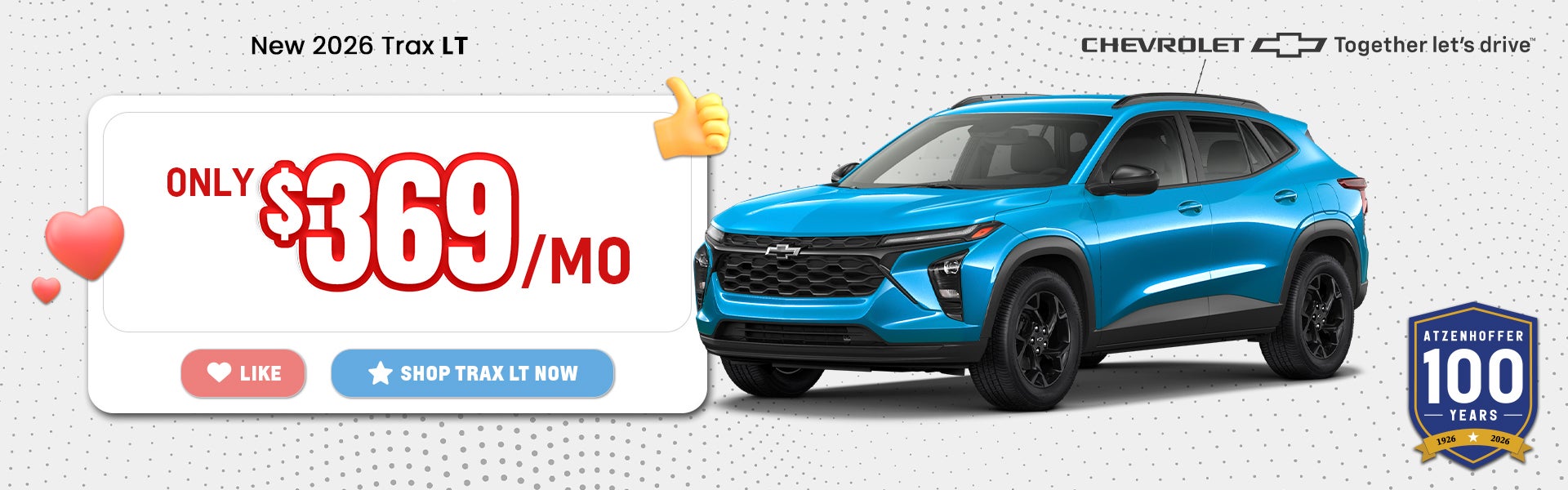 New 2026 Trax LT